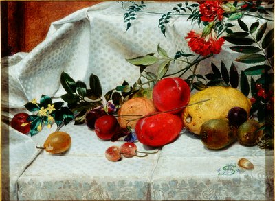 Study of Flowers and Fruit by William Bell Scott